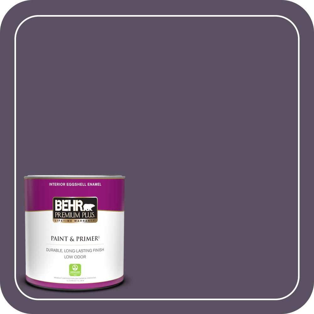 BEHR PREMIUM PLUS #660F-7 Napa Grape Enamel Interior/Exterior Paint & Primer Color Sample (1)