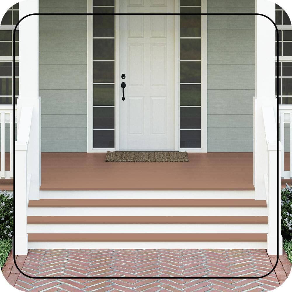 BEHR PREMIUM #S200-5 Textured Low-Lustre Enamel Interior/Exterior Porch and Patio Anti-Slip Floor Paint (2)