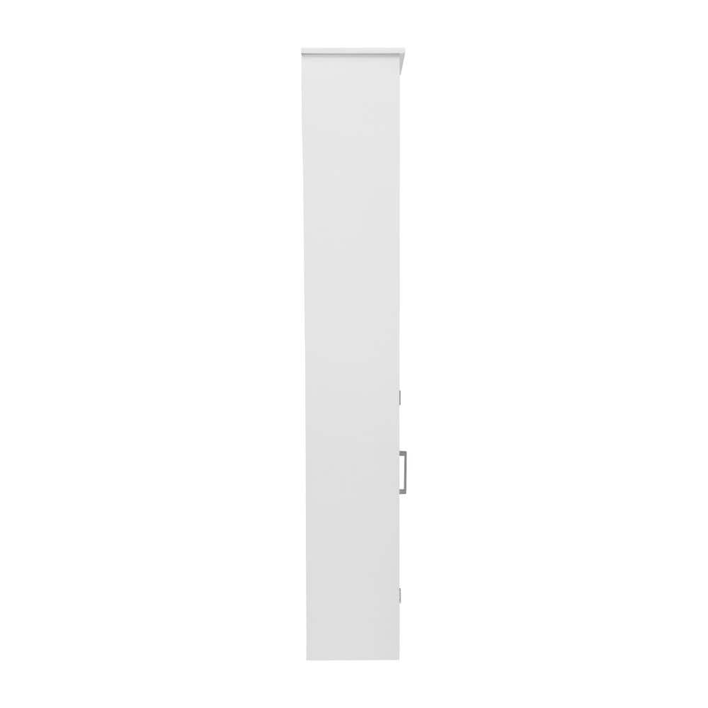 TAYLOR + LOGAN Vivien 15 in. W 9 in. D 70 in. H Engineered Wood Linen Freestanding Tower Linen Cabinet (2)