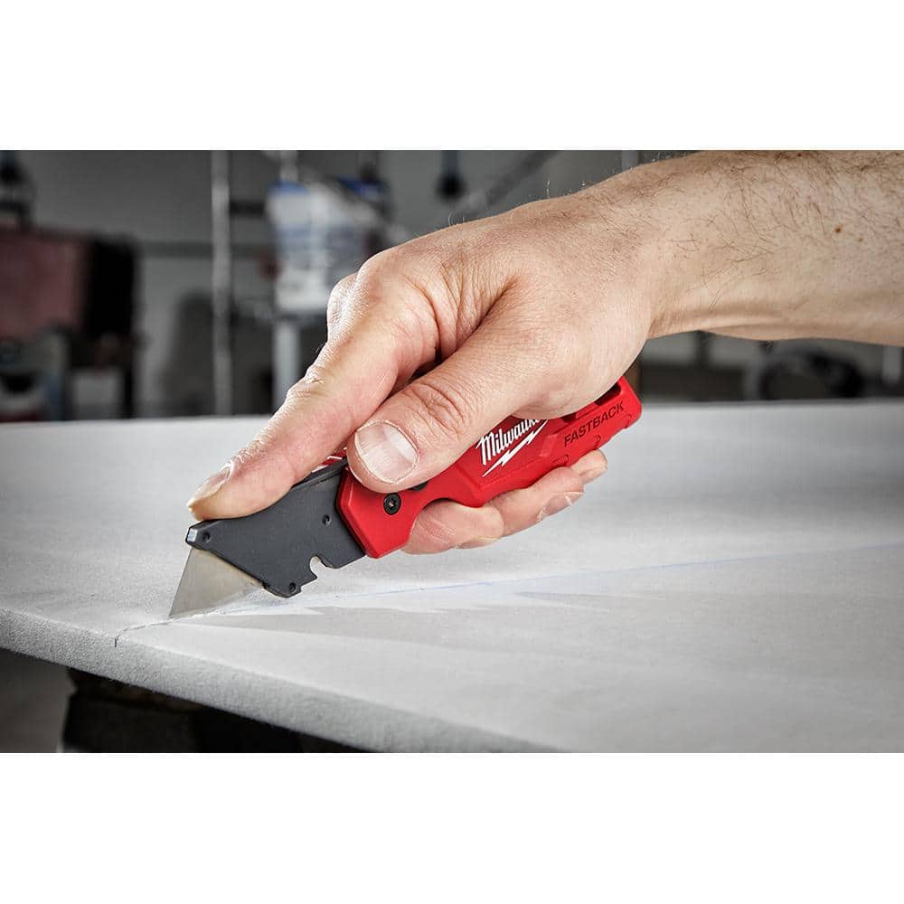 Milwaukee Drywall Utility Knife Blades with Dispenser (4)