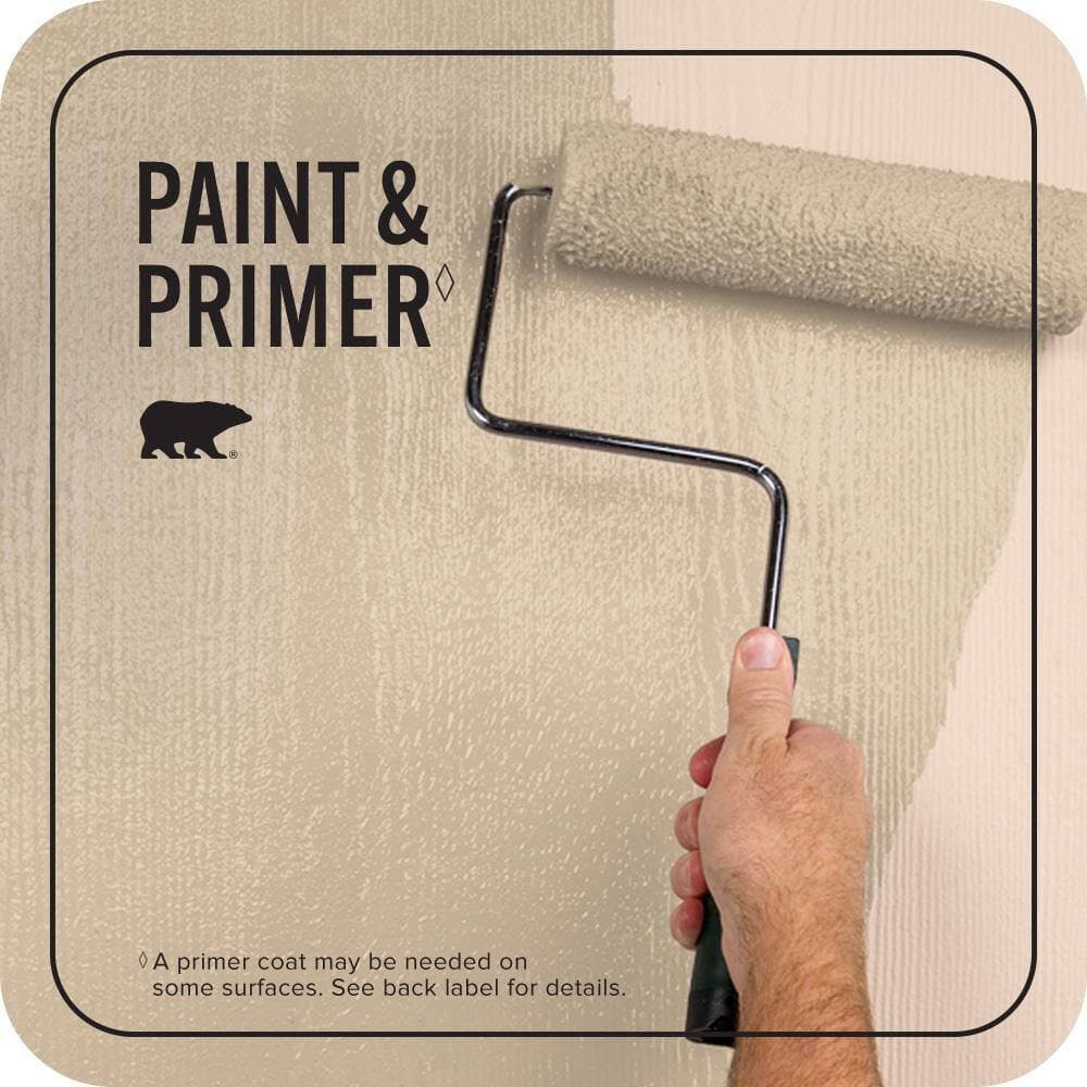 BEHR PREMIUM PLUS 1 gal. #PPU4-13 Sand Motif Flat Exterior Paint & Primer (3)