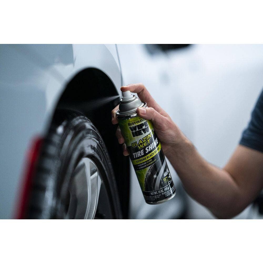 WIPE NEW 15 oz. Blazing Wet Tire Shine Spray (Case of 6) (2)