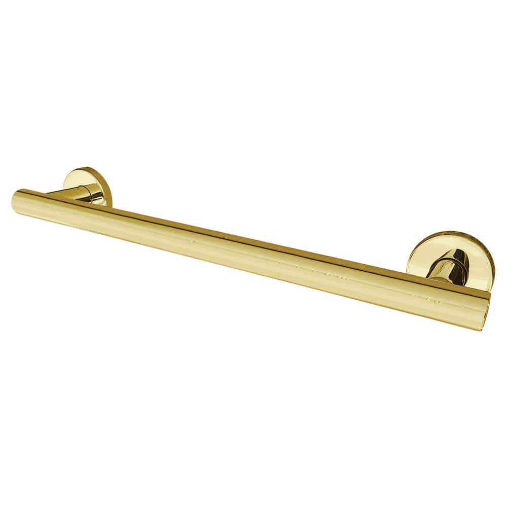 Kingston Brass Berwyn 18 in. x 1.25 in. Grab Bar in Polished Brass