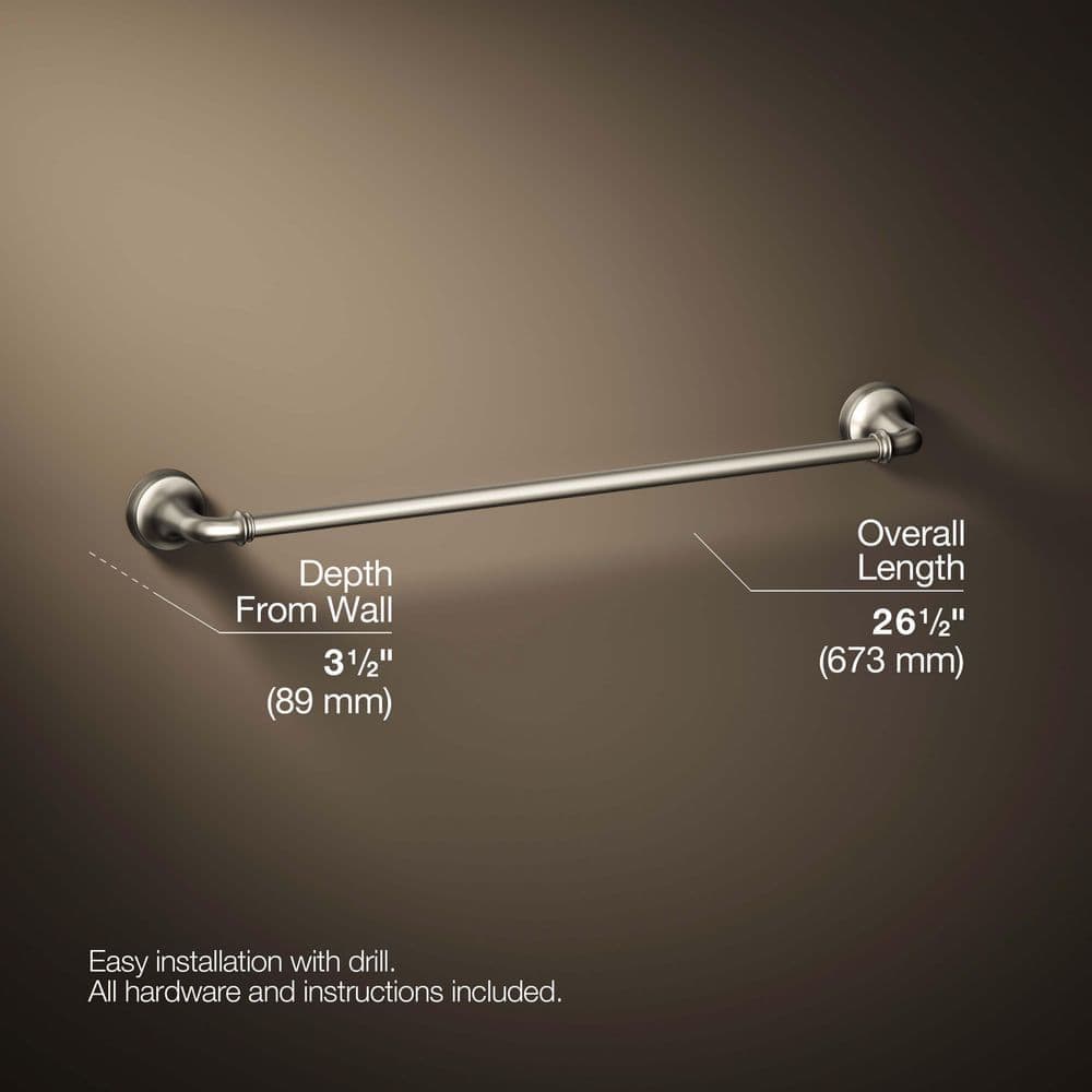 KOHLER Bellera Wall Mount Towel Bar (3)