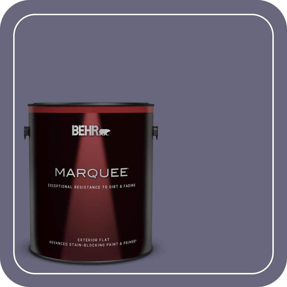BEHR MARQUEE 1 gal. #640F-6 Enchanted Evening Flat Exterior Paint & Primer