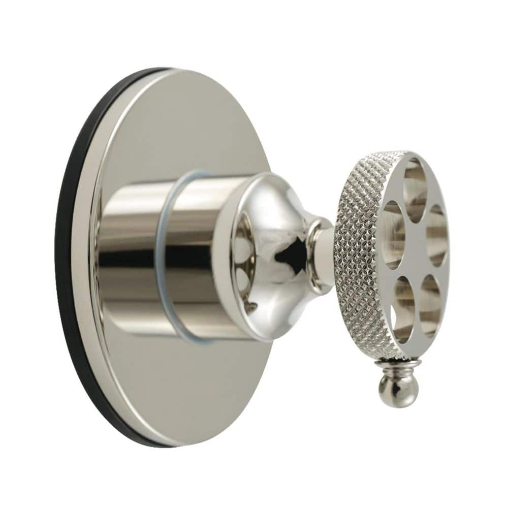Kingston Brass Webb 1/2 in. Single-Handle 1-Hole Wall Mount 3-Way Diverter Valve with Trim Kit in Polished Nickel