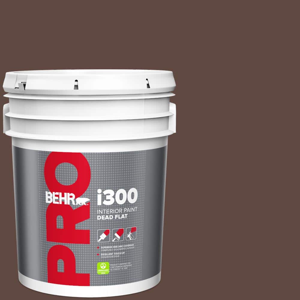 BEHR PRO 5 gal. #S-G-780 Spiceberry Dead Flat Interior Paint