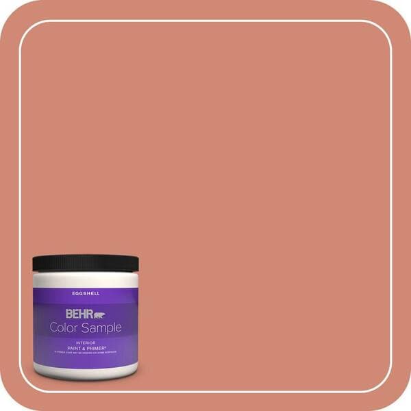 BEHR PREMIUM PLUS Home Decorators Collection #HDC-WR16-02 Rosy Copper Flat Interior/ & Primer Color Sample (3)