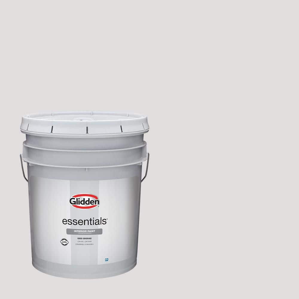 Glidden Essentials 5 gal. PPG1014-3 Silver Screen Eggshell Interior Paint