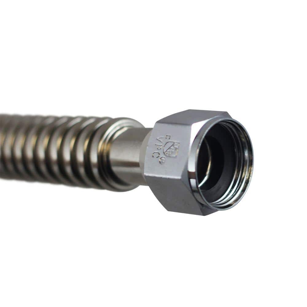 Everbilt 3/4 in. FIP 3/4 in. FIP Stainless Steel Corrugated Water Connector (4)