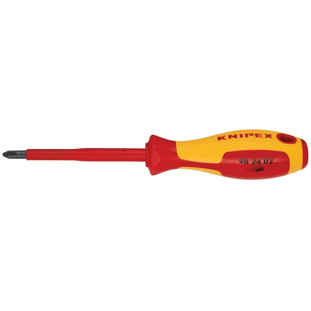 KNIPEX 4 in. 1000-Volt P2 Screwdriver