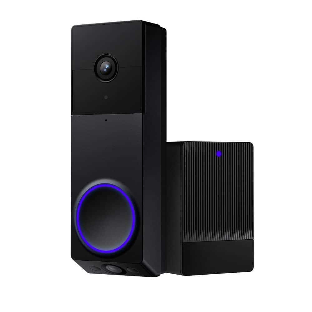 Wyze Wireless Duo Cam Video Doorbell (with Chime), Battery Powered, 2K Full HD Video, 2 Cameras, 2-Way Audio, Night Vision