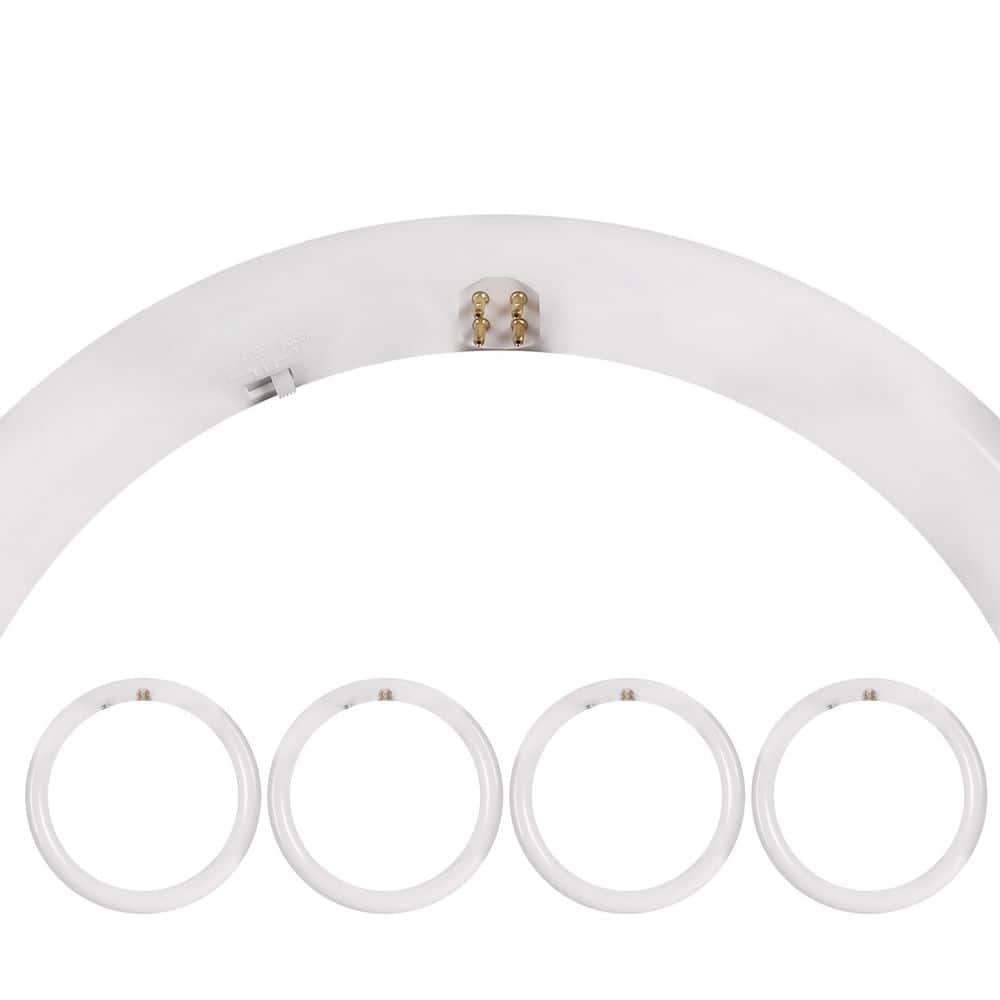 Feit Electric 20-Watt 12 in. T9 G10q Type A Plug and Play Linear Circline LED Tube Light Bulb, Selectable White (4-Pack)