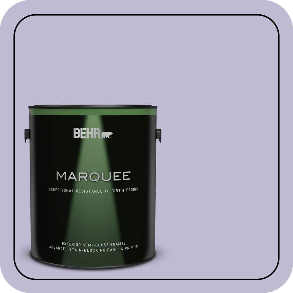 BEHR MARQUEE 1 gal. #640C-3 Twilight Pearl Semi-Gloss Enamel Exterior Paint & Primer