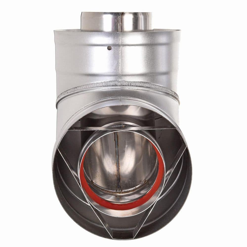 Rheem ProTech Stainless Horizontal Vent Cone Termination Kit (Max Wall Thickness 7 in) for Venting Tankless Gas Water Heaters (2)