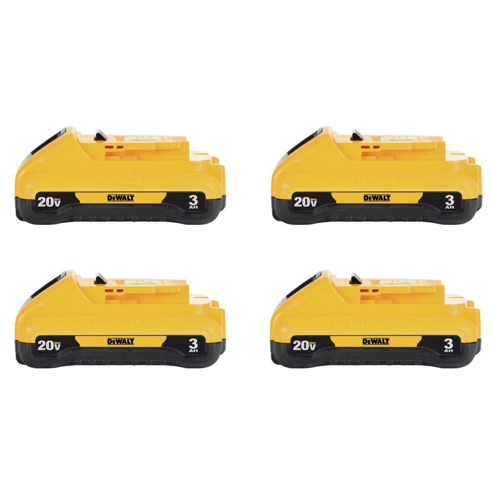 DEWALT 20V MAX Lithium-Ion 3.0Ah  Battery (4 -Pack)