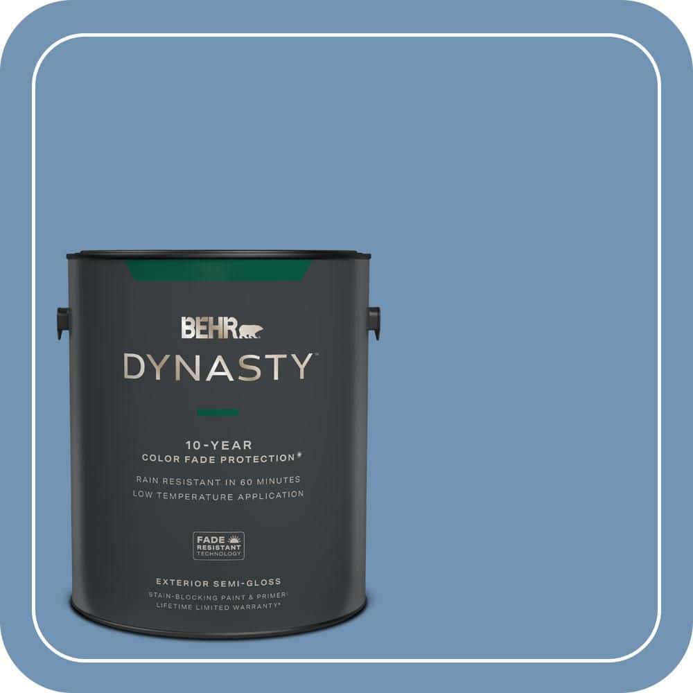 BEHR DYNASTY 1 gal. #T13-5 Belladonna Semi-Gloss Enamel Exterior Stain-Blocking Paint & Primer