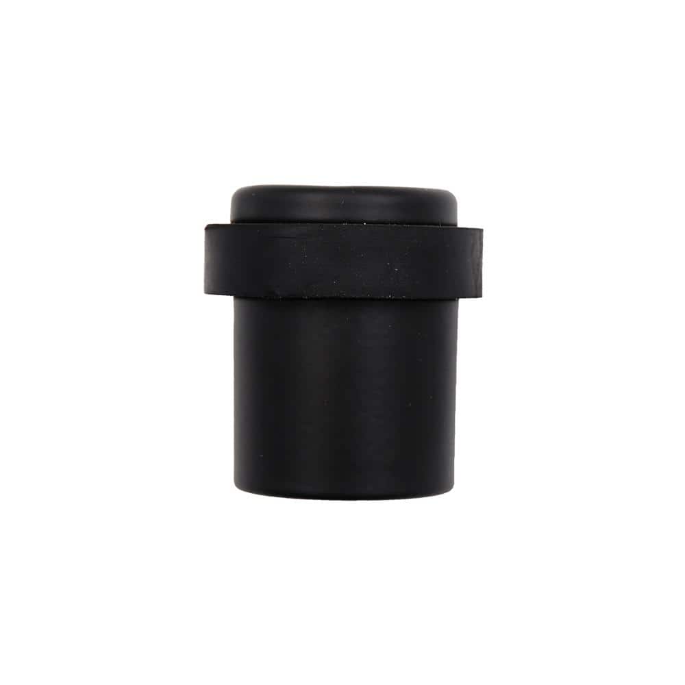 Everbilt Matte Black Round Floor Door Stop (3)