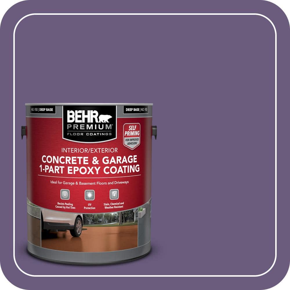 BEHR PREMIUM #M560-6 Self-Priming 1-Part Epoxy Satin Interior/Exterior Concrete and Garage Floor Paint (1)