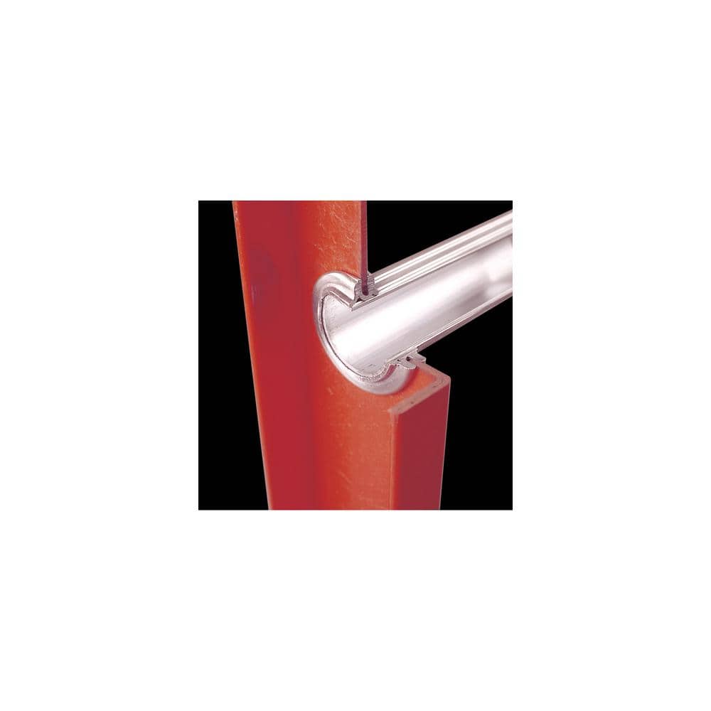 Werner Fiberglass D-Rung Straight Ladder with 300 lb. Load Capacity Type IA Duty Rating (4)