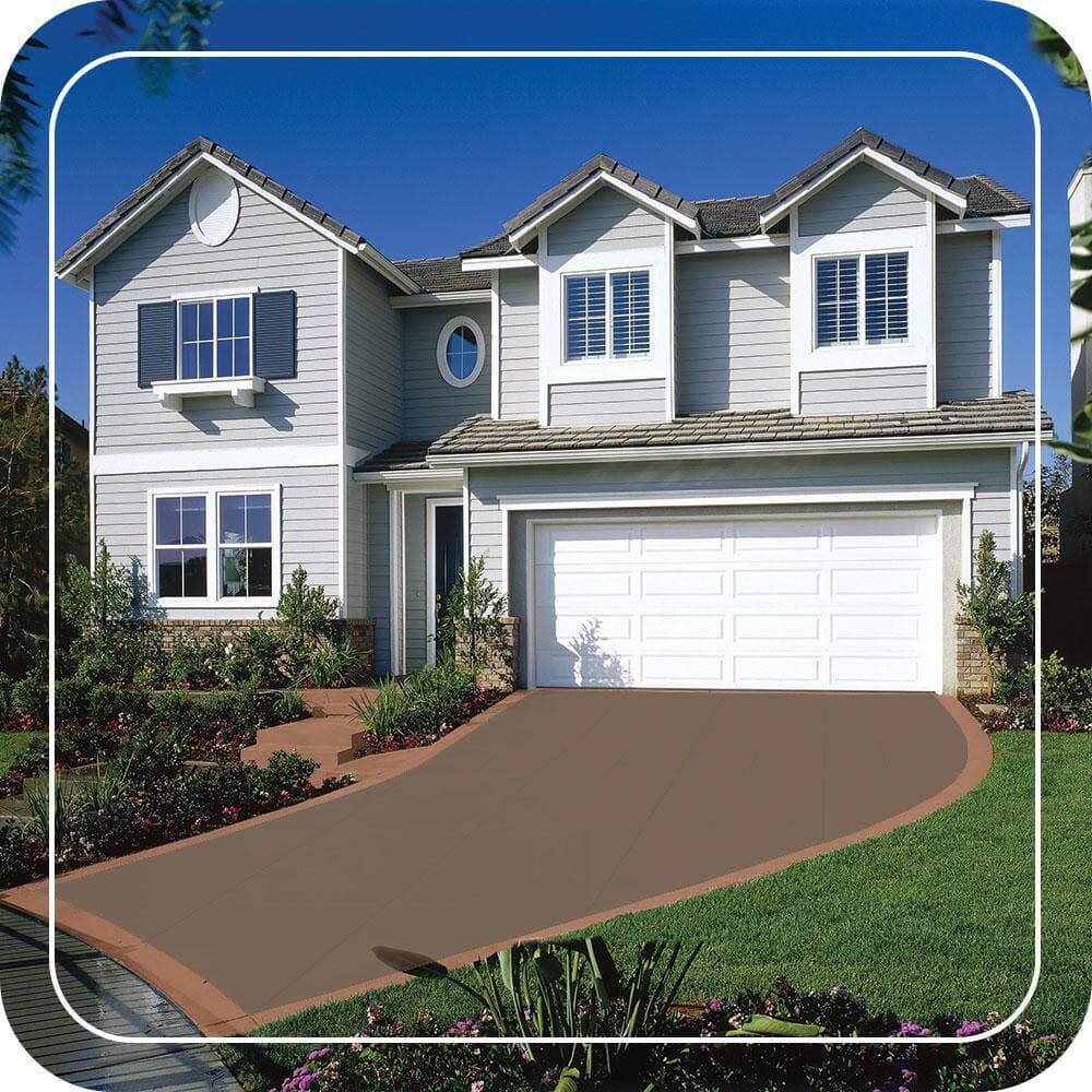 BEHR PREMIUM 1 gal. #N230-6 Whiskey Barrel Self-Priming 1-Part Epoxy Satin Interior/Exterior Concrete and Garage Floor Paint (3)