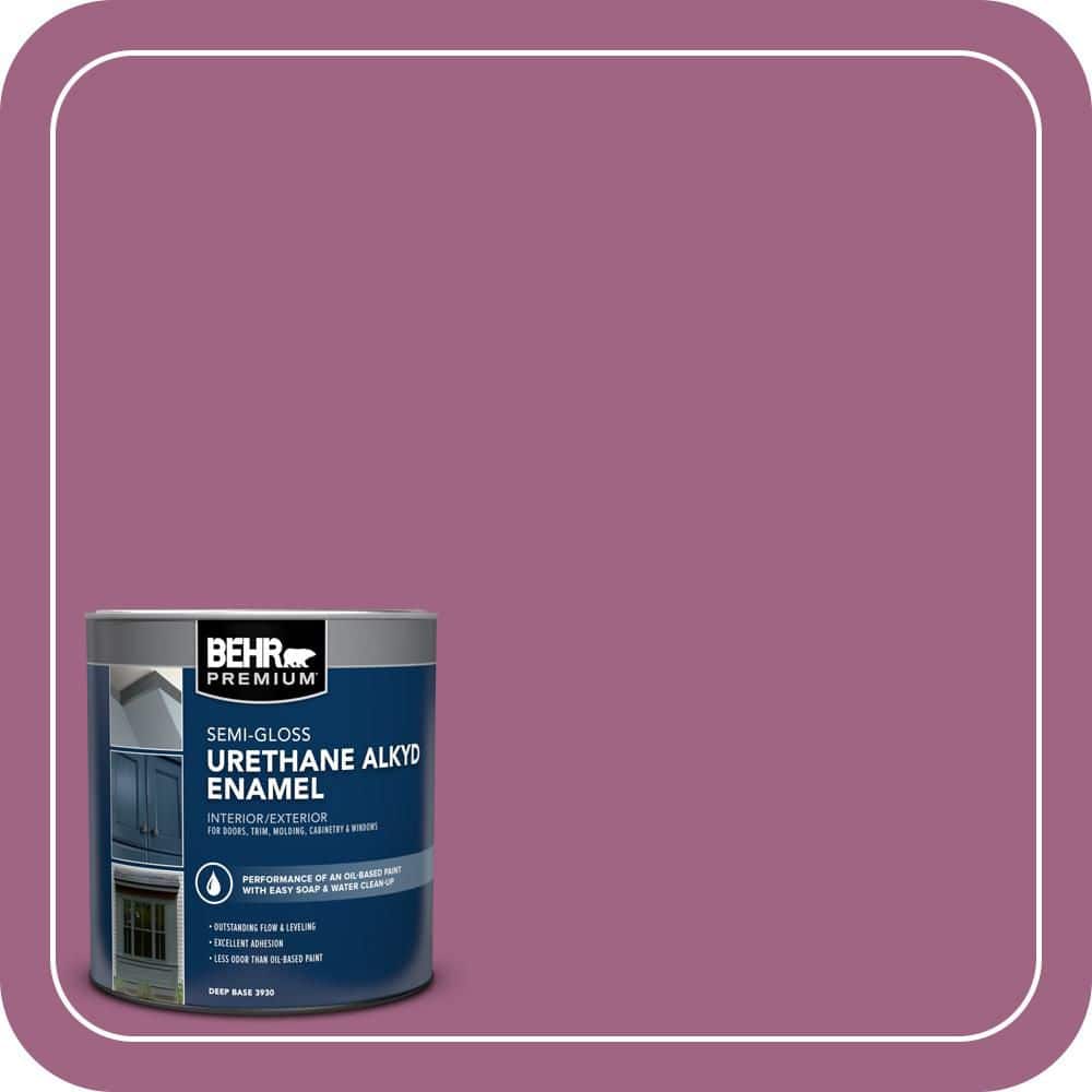 BEHR PREMIUM 1 qt. #M120-6 Love Poem Semi-Gloss Enamel Urethane Alkyd Interior/Exterior Paint (1)