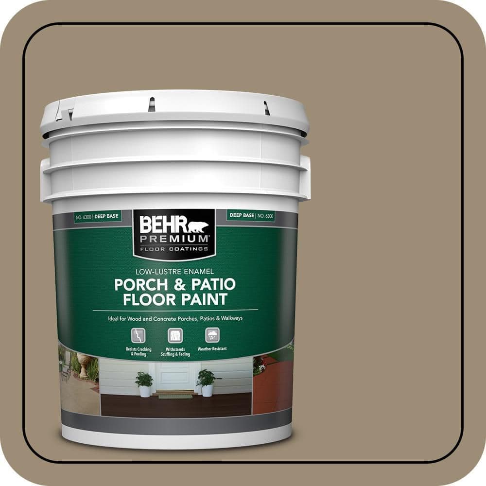 BEHR PREMIUM #740D-5 Textured Low-Lustre Enamel Interior/Exterior Porch and Patio Anti-Slip Floor Paint (1)