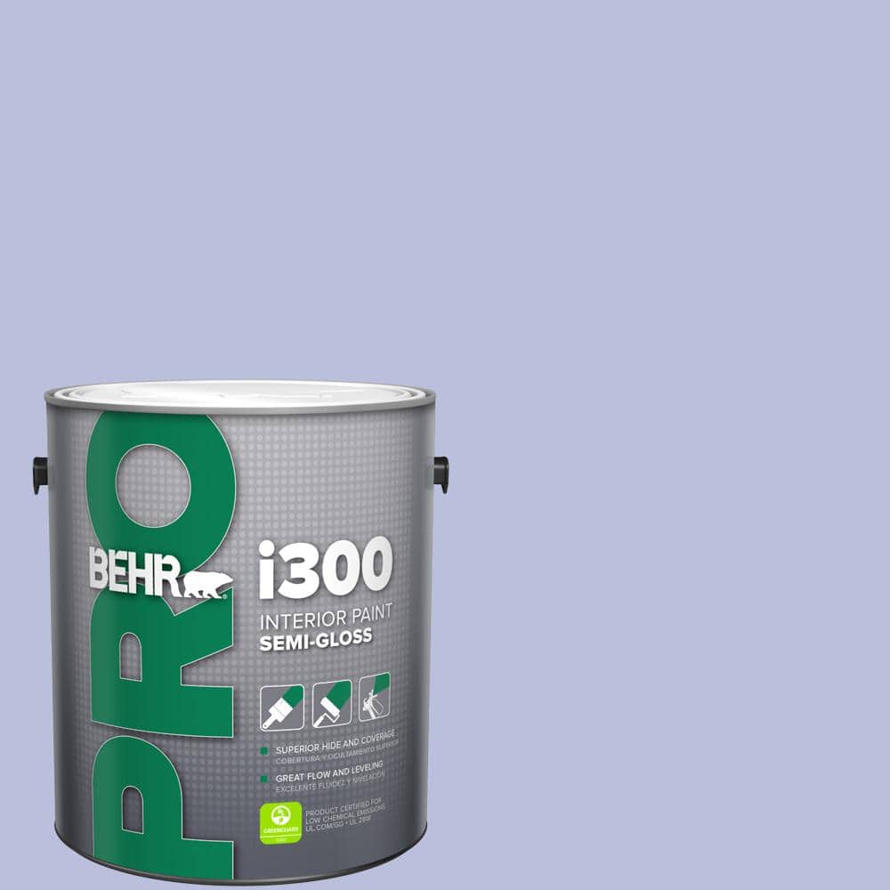 BEHR PRO 1 gal. #620A-3 Rhapsody Lilac Semi-Gloss Interior Paint