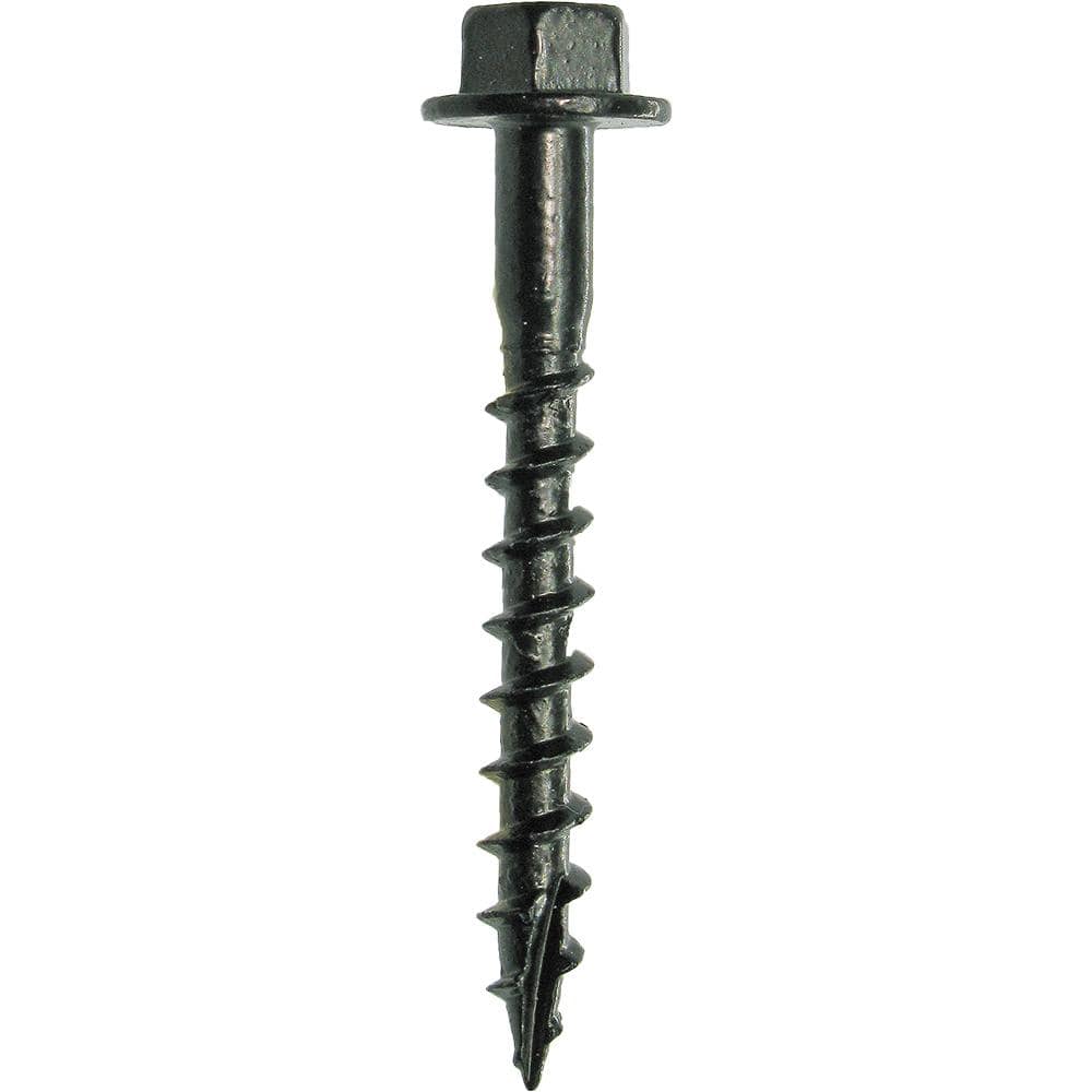 Grip-Rite #9 in. x 1-1/2 in. Dual Drive Washer Head Structural Screws 1 Each (4)