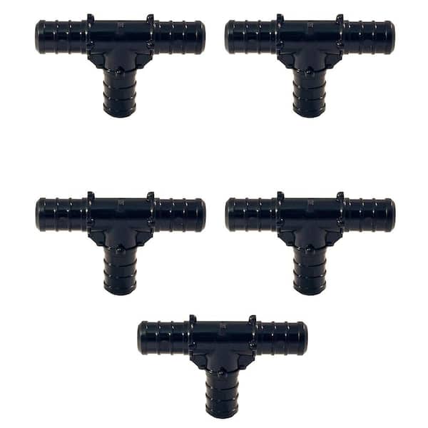 Apollo 1/2 in. PEX-B Barb Poly-Alloy Tee (5-Pack) (2)