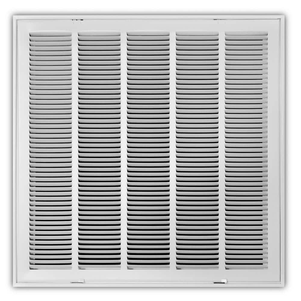Everbilt 24 in. x 24 in. Steel Return Air Filter Grille in White