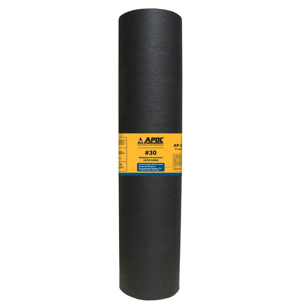 APOC 36 in. x 72 ft. 216 sq. ft. Felt Roof Underlayment