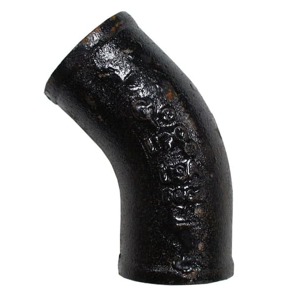 AB and I Foundry 2 in. Cast Iron 1/8 Bend (2)