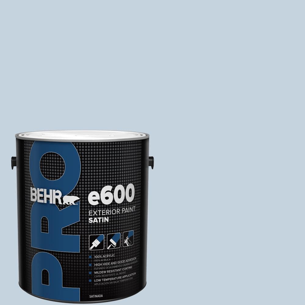 BEHR PRO 1 gal. #570E-2 Velvet Sky Satin Exterior Paint