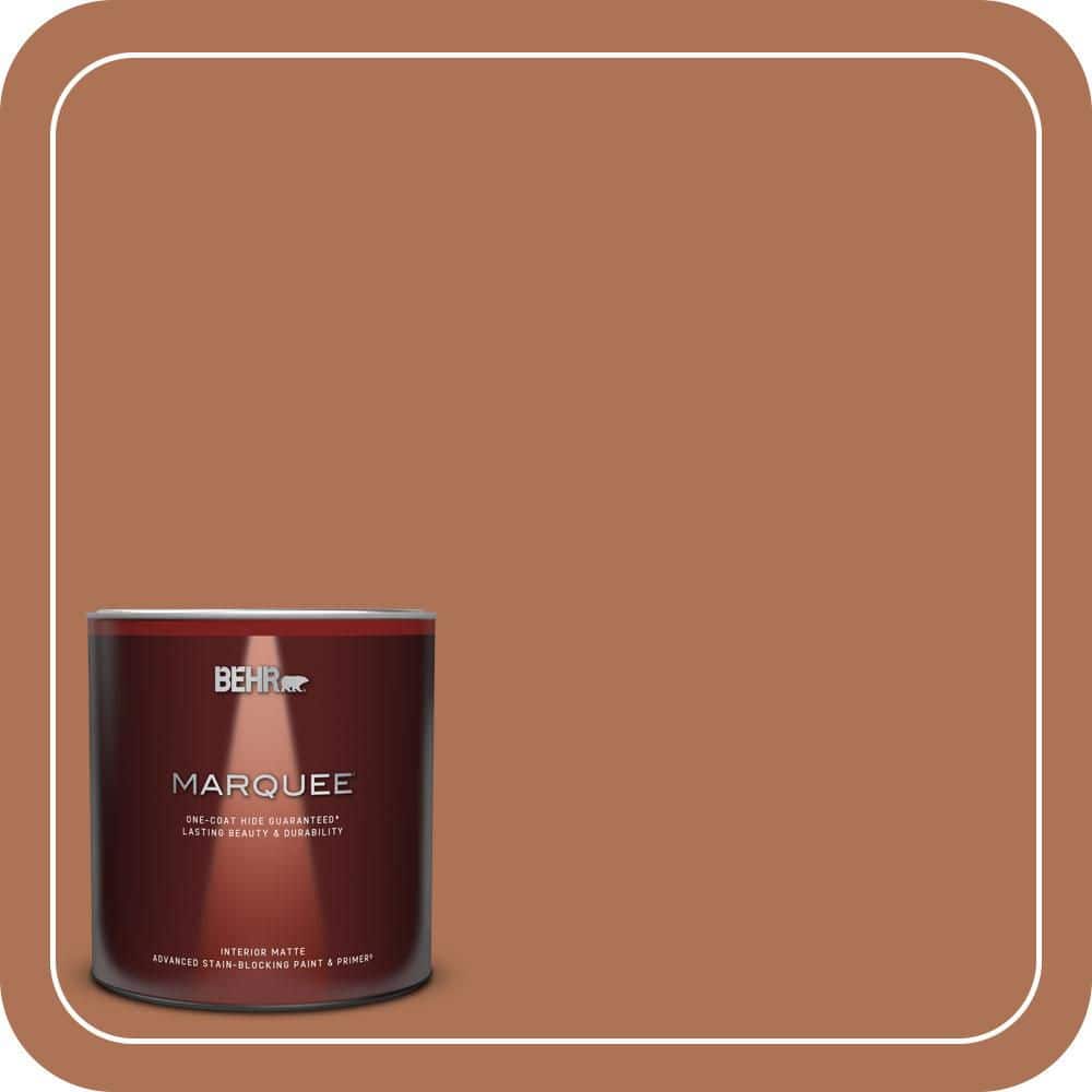 BEHR MARQUEE 1 qt. #PPU3-15 Glazed Pot Matte Interior Paint & Primer