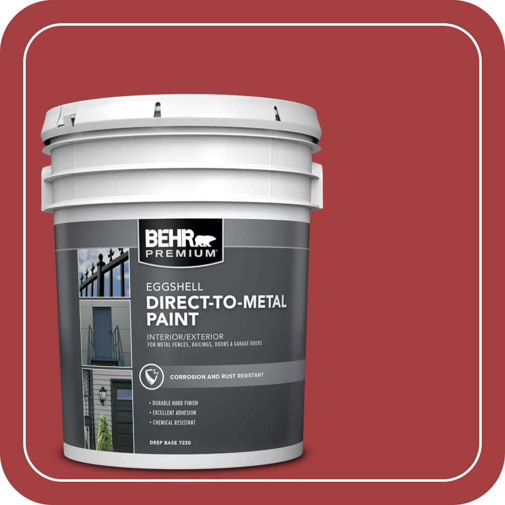 BEHR PREMIUM 5 gal. #P140-7 No More Drama Eggshell Direct to Metal Interior/Exterior Paint