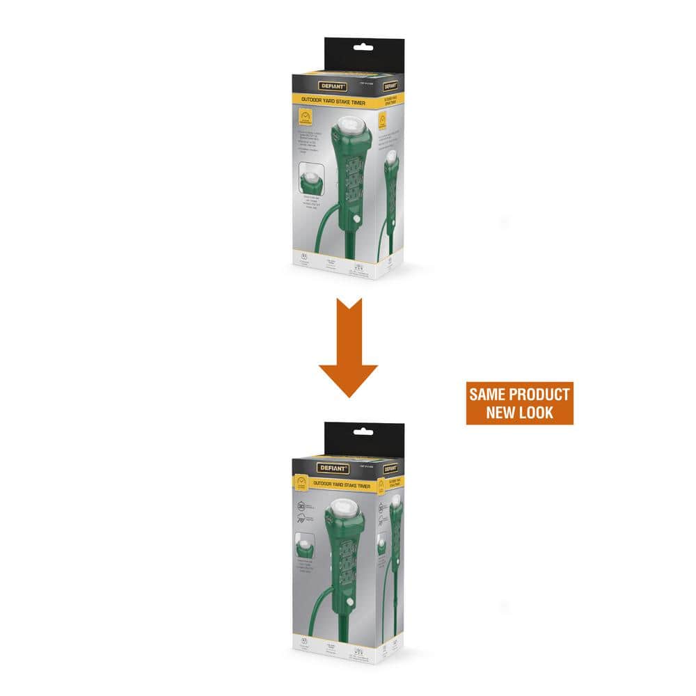 Defiant Outdoor Yard Stake with Mechanical Timer (2)