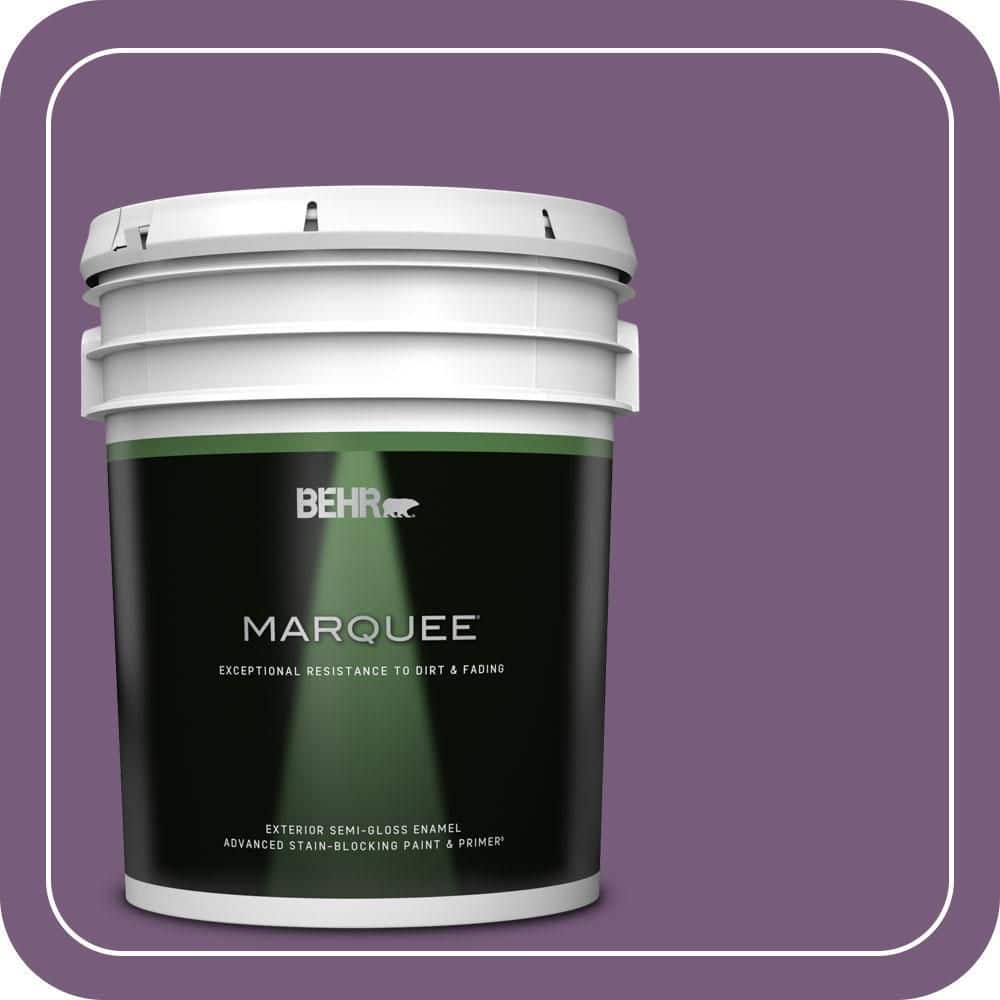 BEHR MARQUEE 5 gal. #670D-7 Gala Ball Semi-Gloss Enamel Exterior Paint & Primer