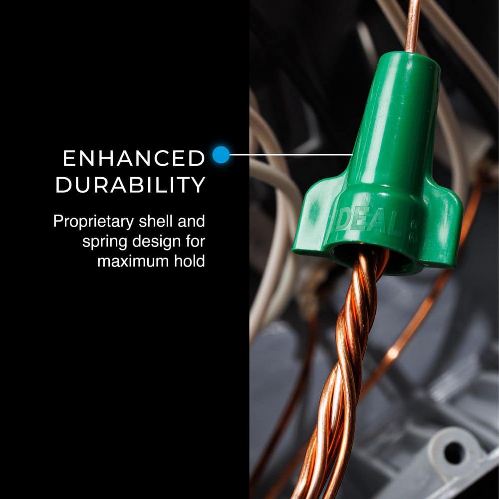 IDEAL Greenie Grounding Wire Connectors 92 Green (100 per Pack) (4)