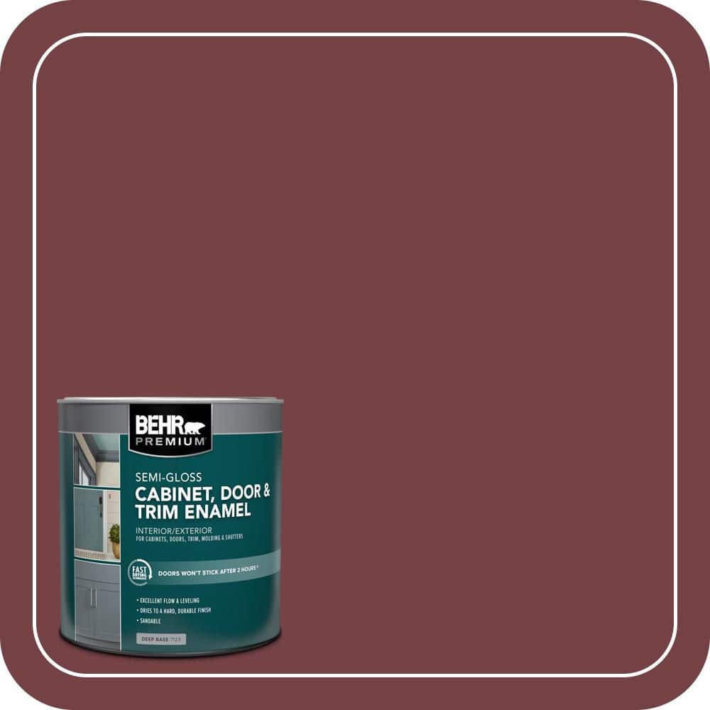 BEHR PREMIUM 1 qt. #MQ1-15 Rumors Semi-Gloss Enamel Interior/Exterior Cabinet, Door & Trim Paint