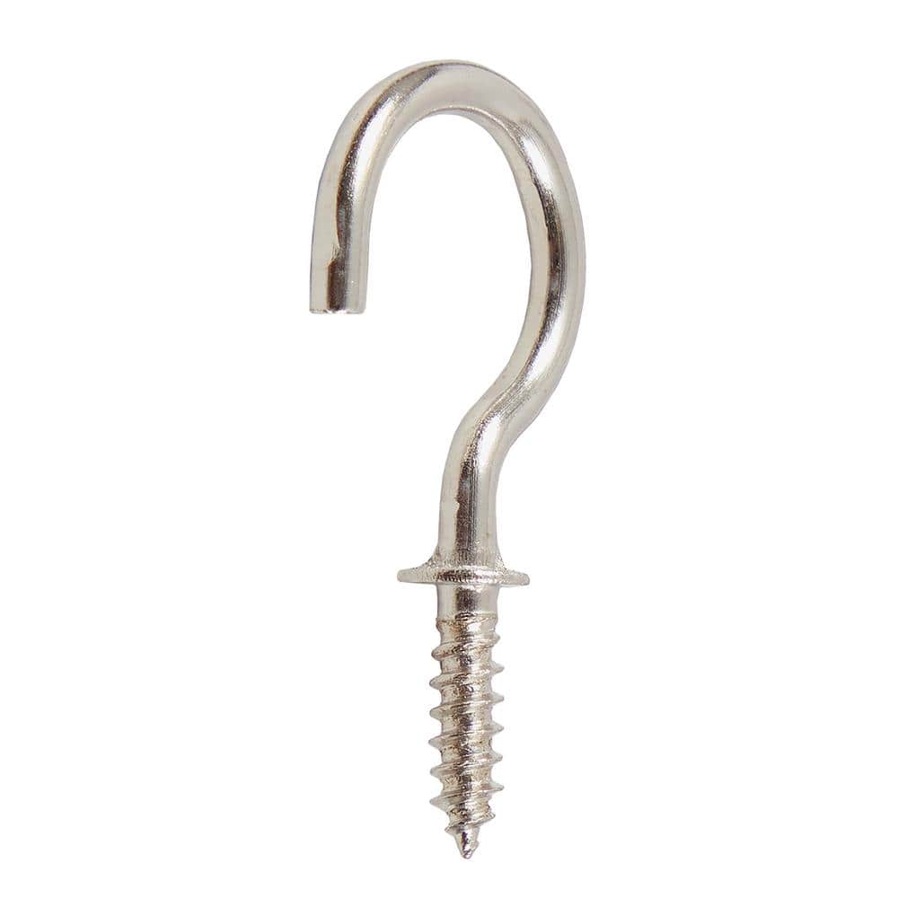 Everbilt Cup Hook 7/8 in. x 1-1/4 in. NKL CP (3)