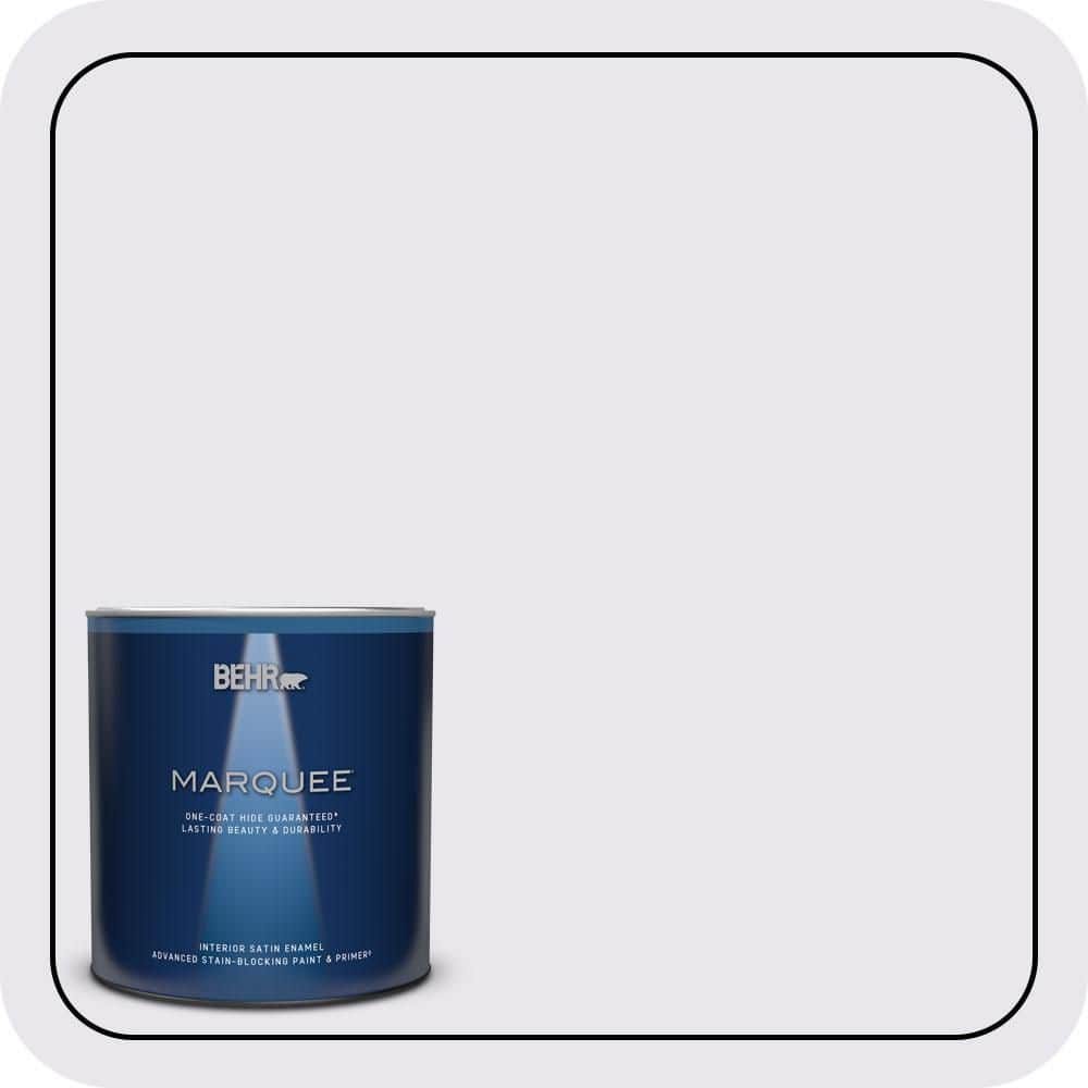 BEHR MARQUEE 1 qt. #650C-1 Pixie Wing Satin Enamel Interior Paint & Primer