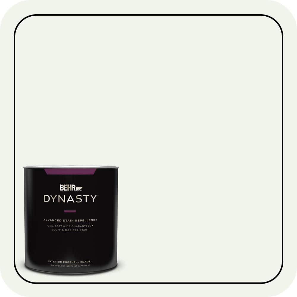 BEHR DYNASTY 1 qt. #W-B-510 Frosted Juniper Eggshell Enamel Interior Stain-Blocking Paint & Primer