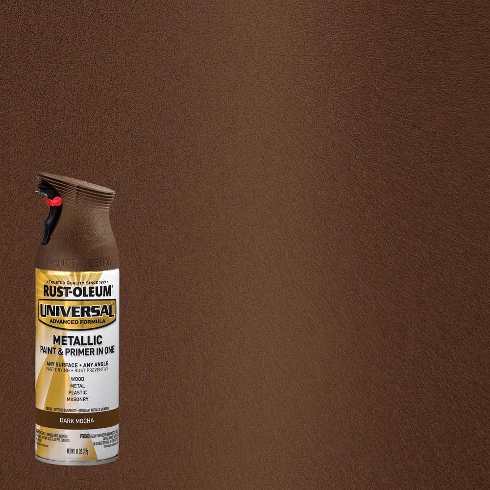 Rust-Oleum Universal 11 oz. All Surface Metallic Dark Mocha All Surface Spray Paint and Primer in One (Case of 6)