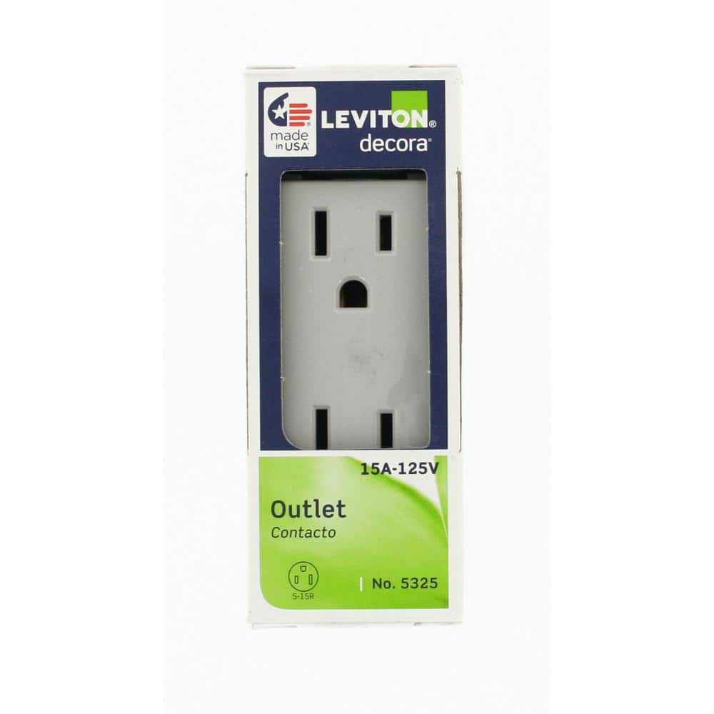 Leviton Decora Amp 125 V Duplex Outlet/Receptacle (2)