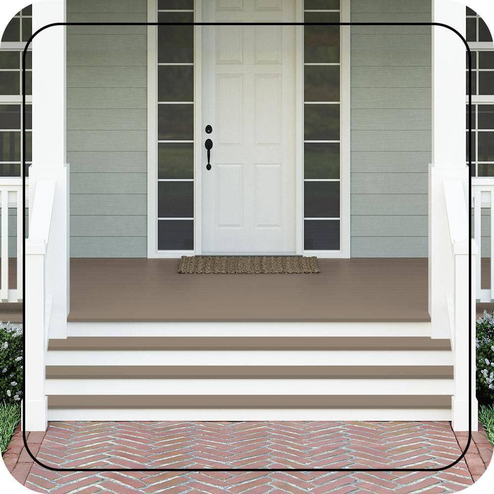 BEHR PREMIUM #PPU5-06A Textured Low-Lustre Enamel Interior/Exterior Porch and Patio Anti-Slip Floor Paint (2)