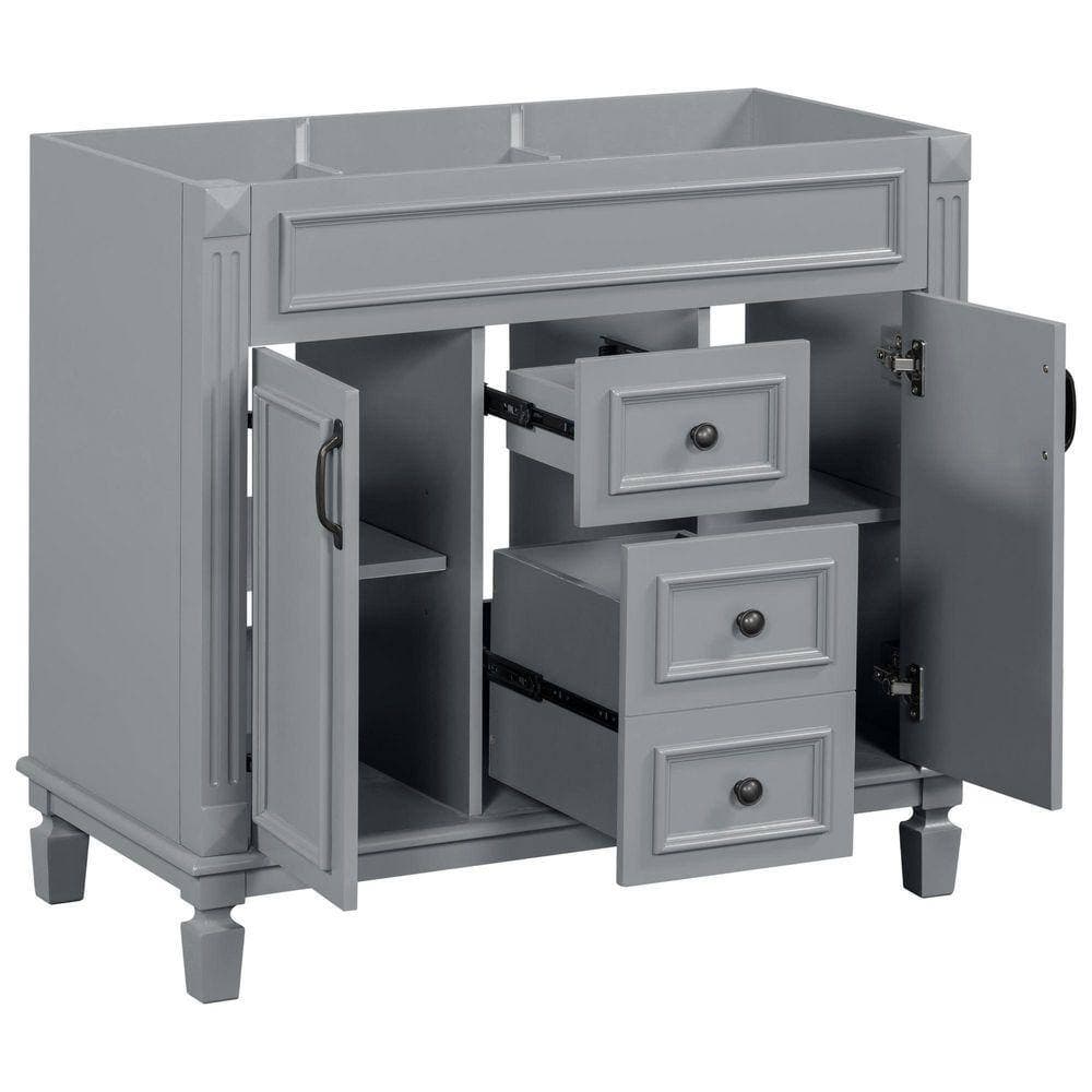 TCYO Bath Vanity Cabinet without Top Unassembled (2)
