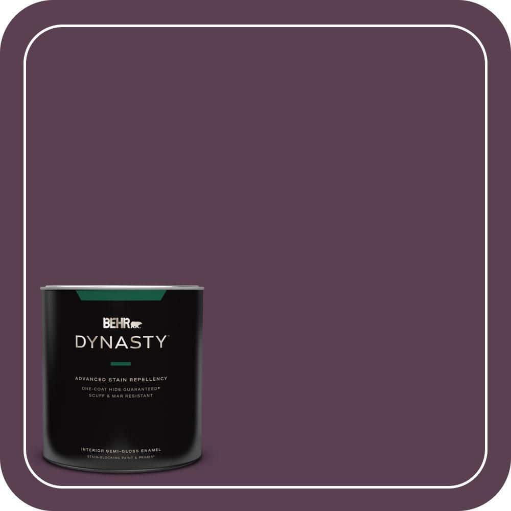 BEHR DYNASTY 1 qt. #PPU17-03 Vixen Semi-Gloss Enamel Interior Stain-Blocking Paint and Primer