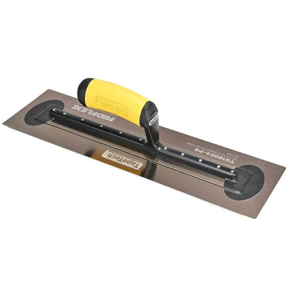 TapeTech 16" x 4.7" Gold Stainless Steel Finishing Trowel (3)