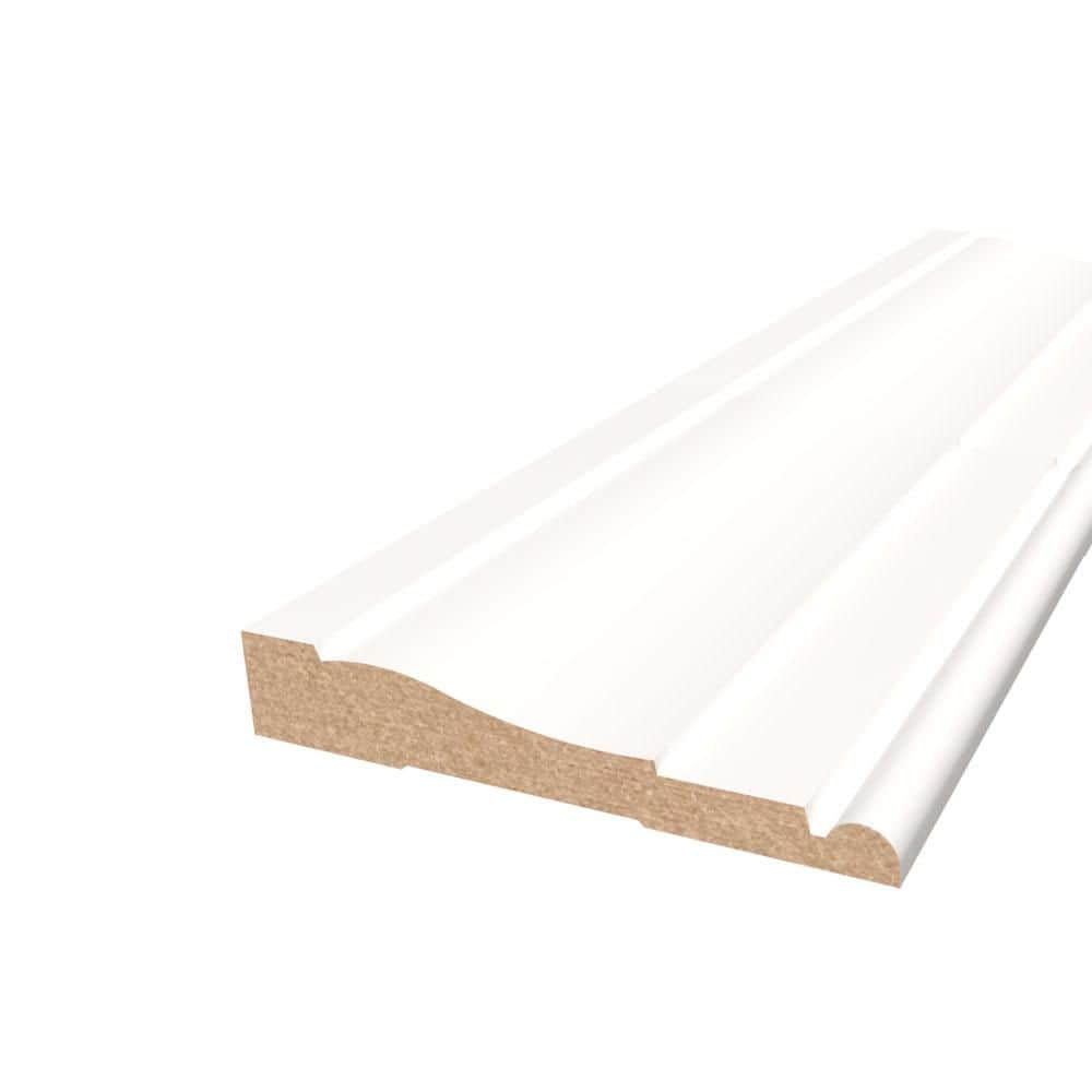HOUSE OF FARA 5/8 in. D x 3-1/4 in. W x 96 in. L Primed MDF Colonial Casing Moulding (1)